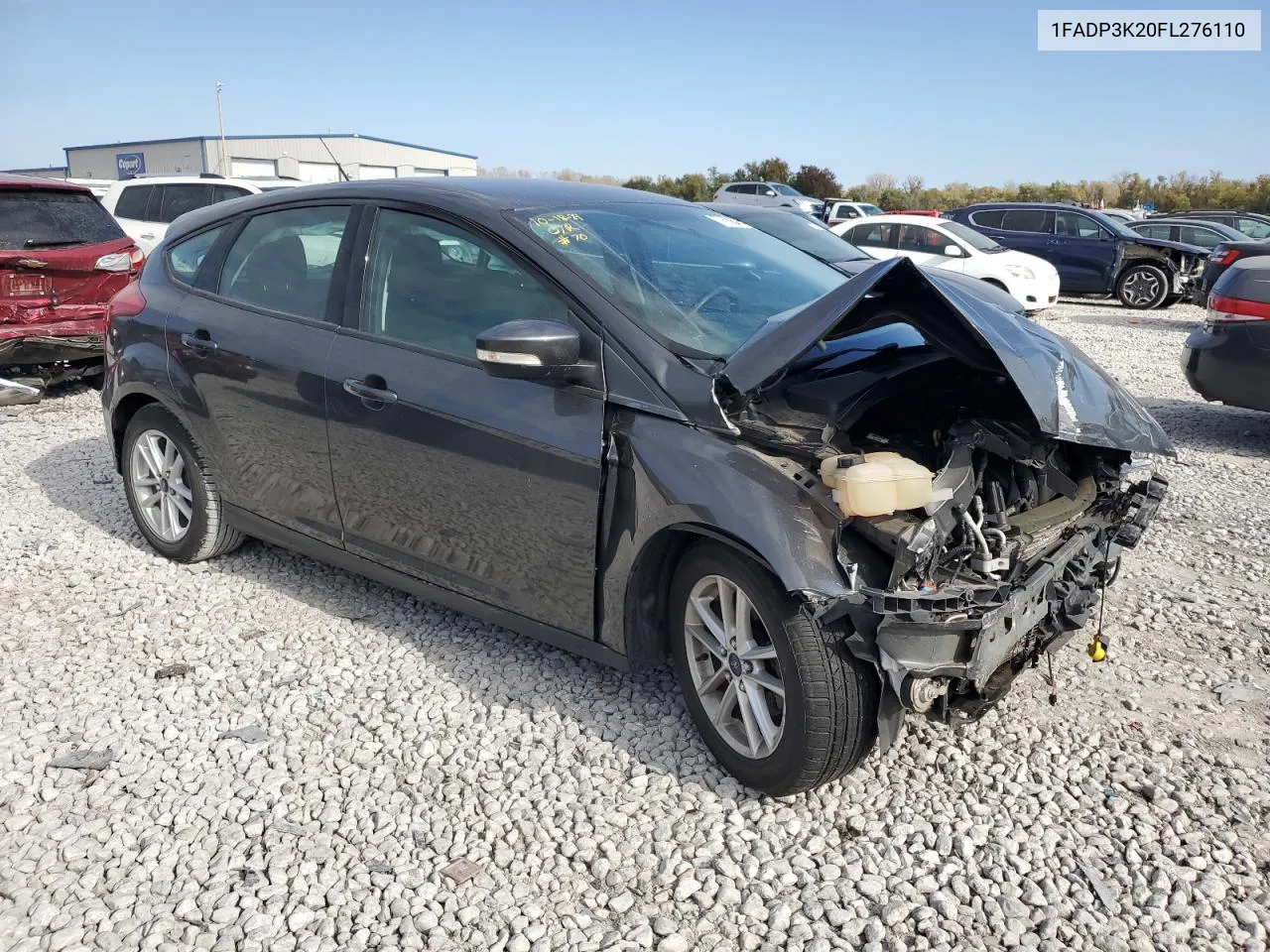 2015 Ford Focus Se VIN: 1FADP3K20FL276110 Lot: 77588214