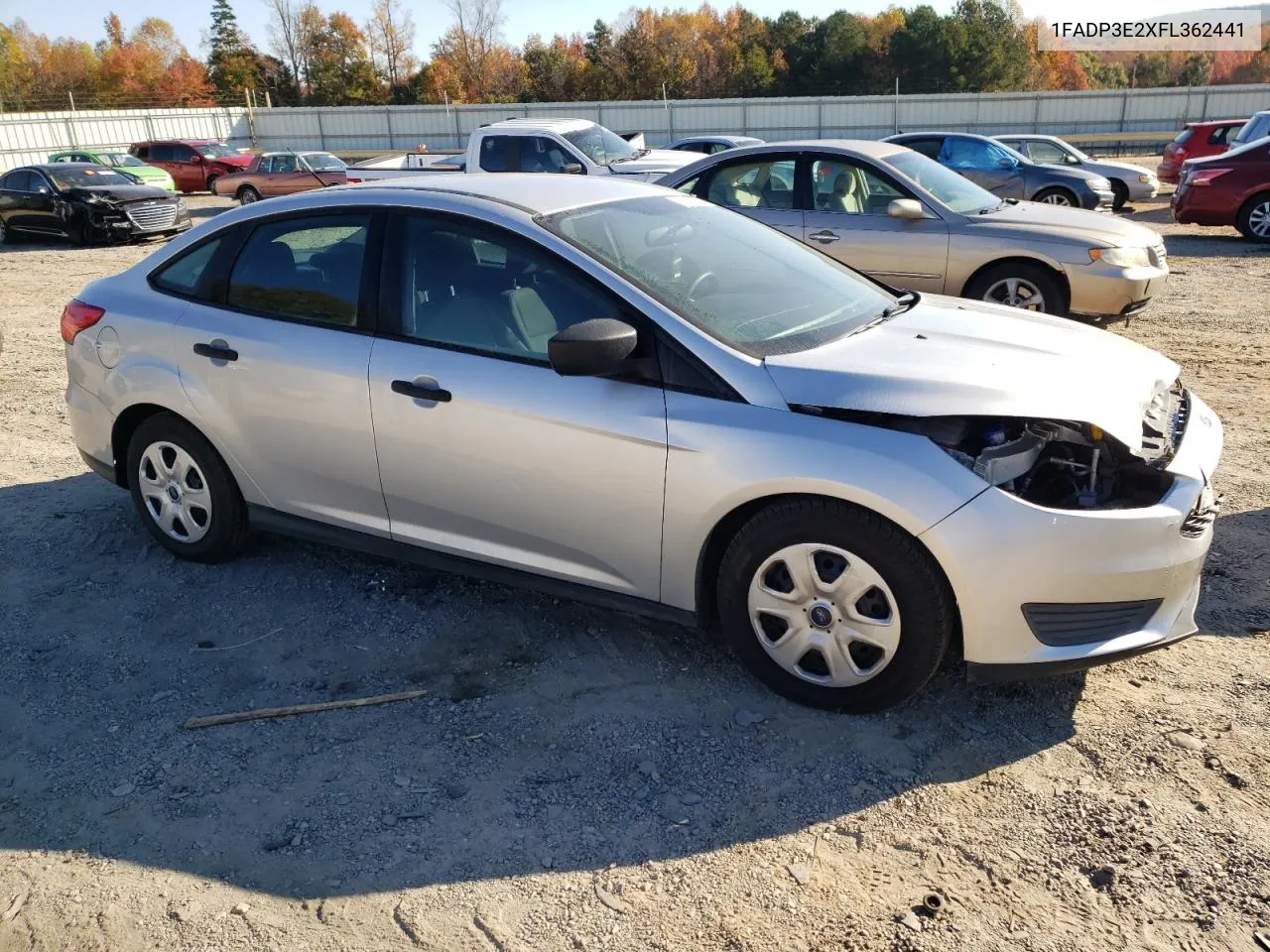 2015 Ford Focus S VIN: 1FADP3E2XFL362441 Lot: 77759004