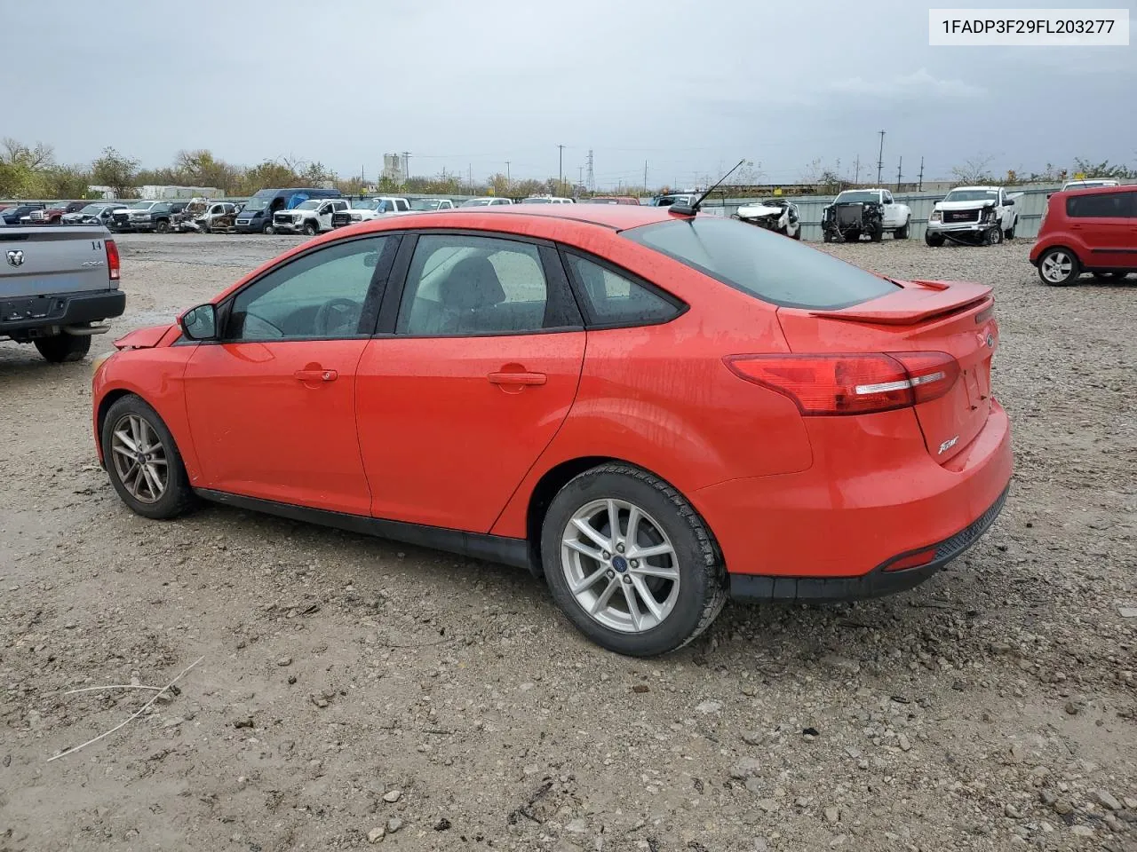 2015 Ford Focus Se VIN: 1FADP3F29FL203277 Lot: 77796534