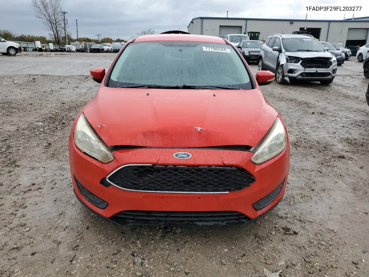 2015 Ford Focus Se VIN: 1FADP3F29FL203277 Lot: 77796534