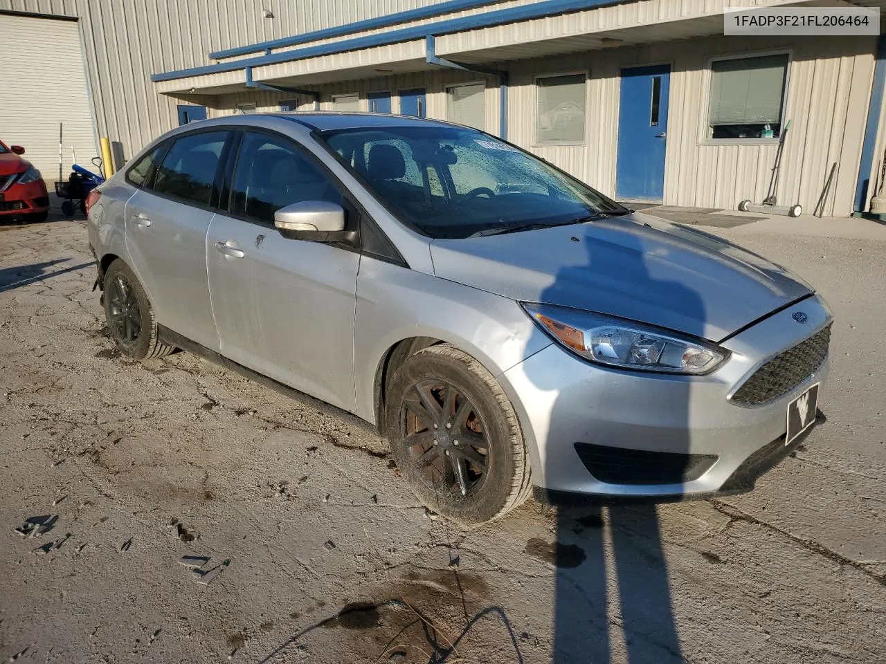 2015 Ford Focus Se VIN: 1FADP3F21FL206464 Lot: 77816534