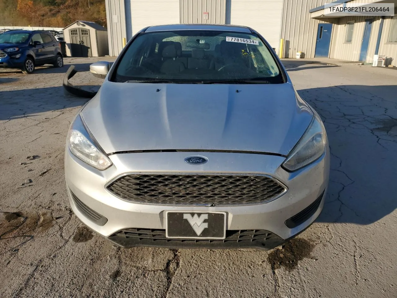 2015 Ford Focus Se VIN: 1FADP3F21FL206464 Lot: 77816534