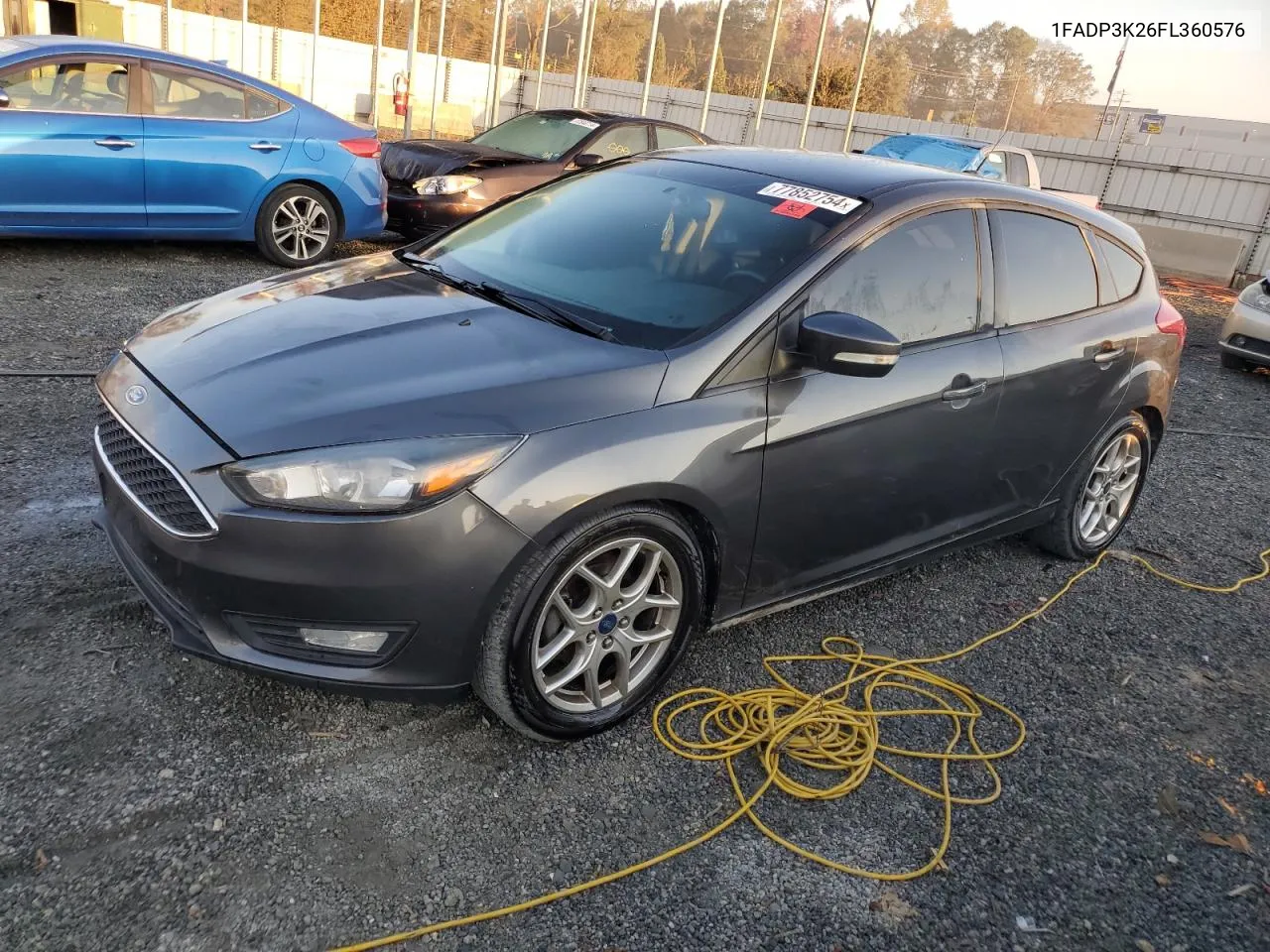 2015 Ford Focus Se VIN: 1FADP3K26FL360576 Lot: 77852754