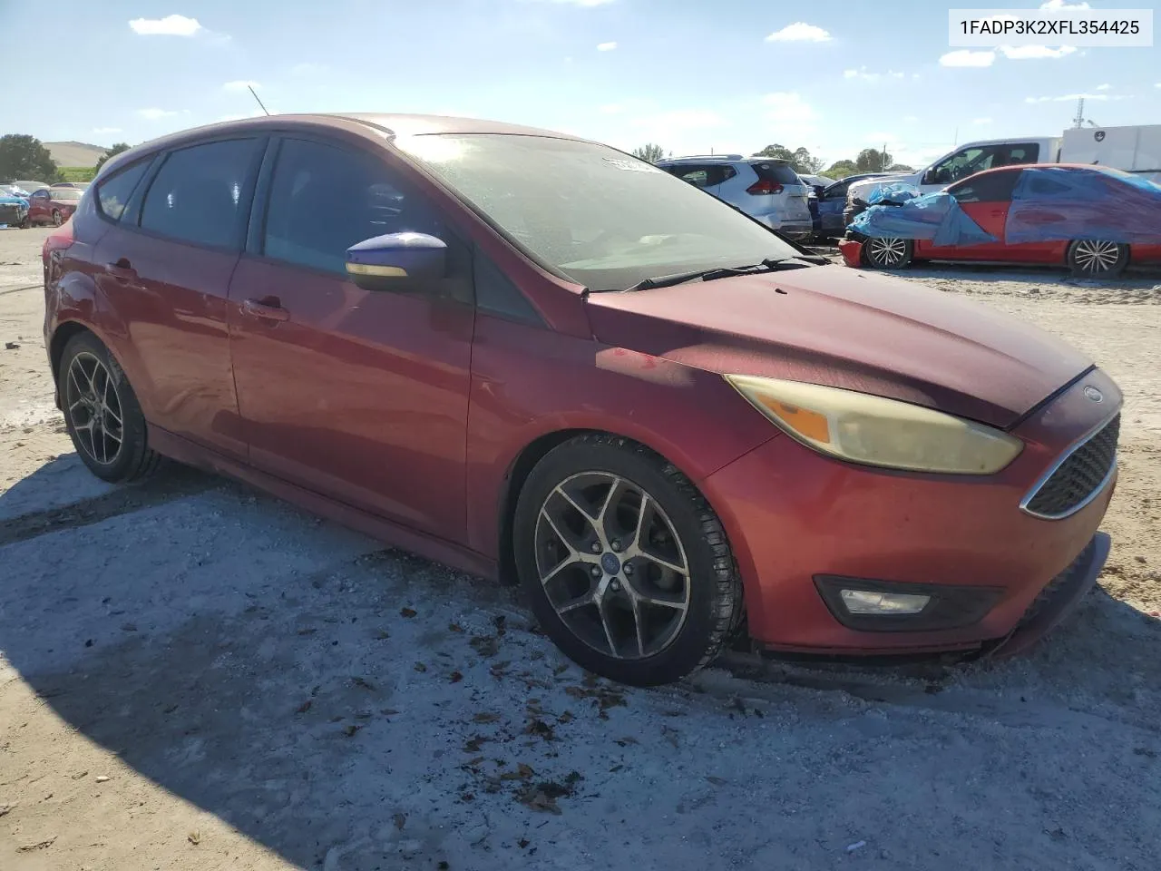 2015 Ford Focus Se VIN: 1FADP3K2XFL354425 Lot: 77901784