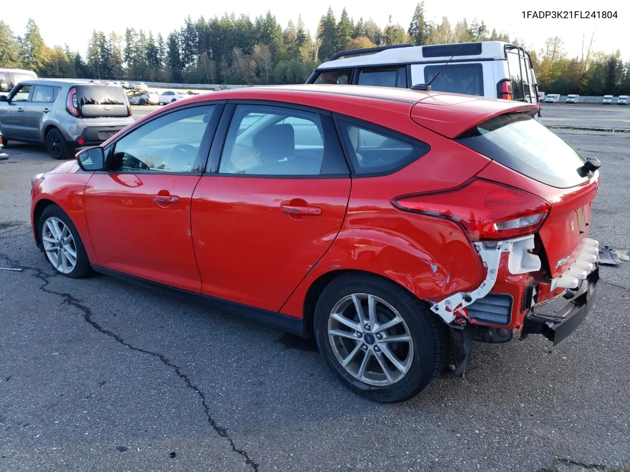 2015 Ford Focus Se VIN: 1FADP3K21FL241804 Lot: 77906054