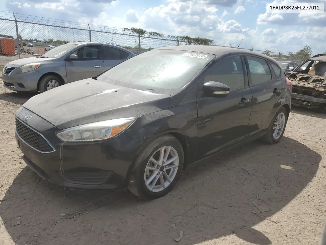 2015 Ford Focus Se VIN: 1FADP3K25FL277012 Lot: 78052914