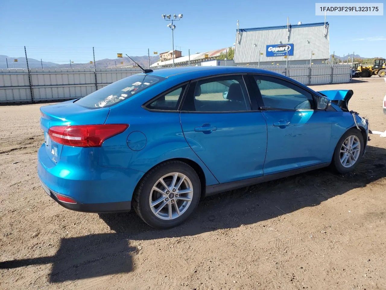 2015 Ford Focus Se VIN: 1FADP3F29FL323175 Lot: 78140684