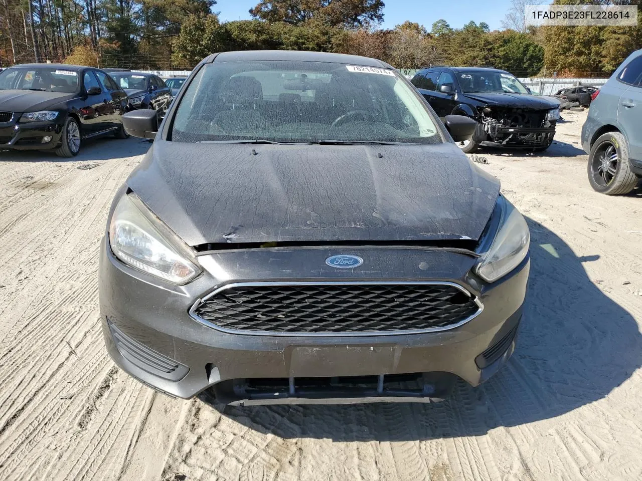 2015 Ford Focus S VIN: 1FADP3E23FL228614 Lot: 78214574