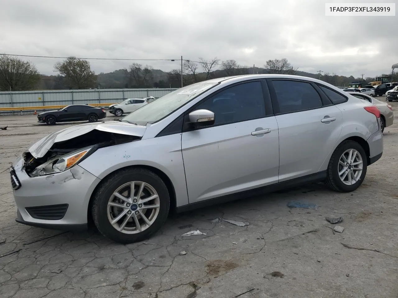 2015 Ford Focus Se VIN: 1FADP3F2XFL343919 Lot: 78357774