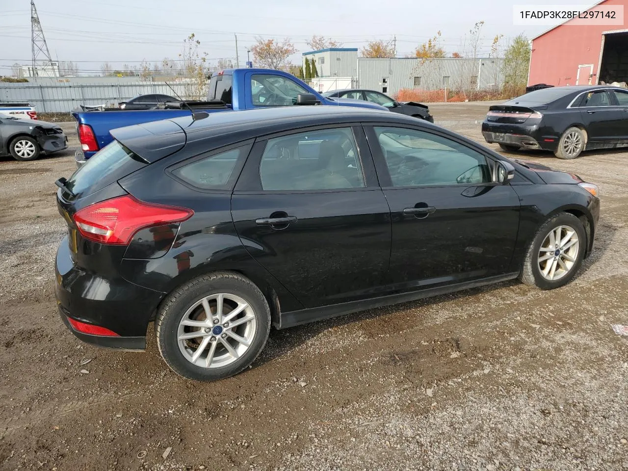 2015 Ford Focus Se VIN: 1FADP3K28FL297142 Lot: 78413354