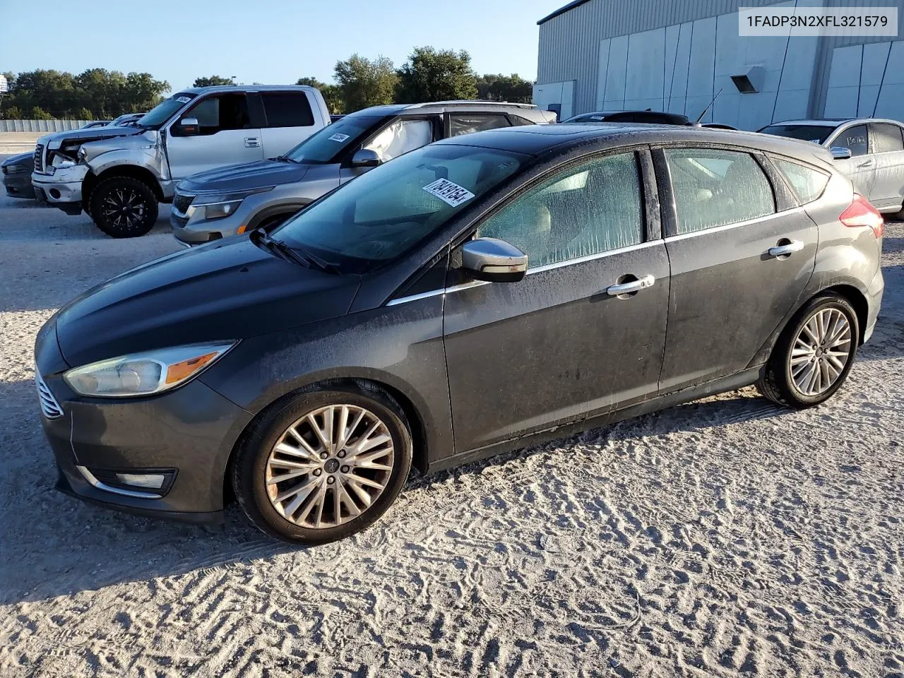 2015 Ford Focus Titanium VIN: 1FADP3N2XFL321579 Lot: 78419154