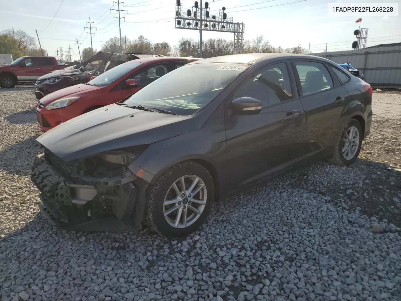 2015 Ford Focus Se VIN: 1FADP3F22FL268228 Lot: 78429974