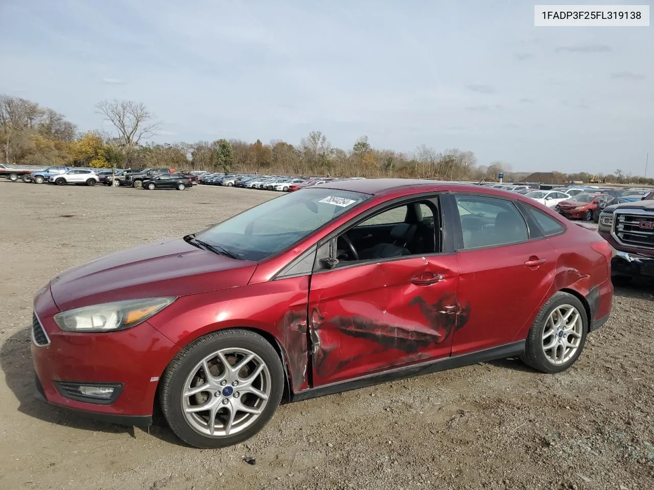 2015 Ford Focus Se VIN: 1FADP3F25FL319138 Lot: 78544254