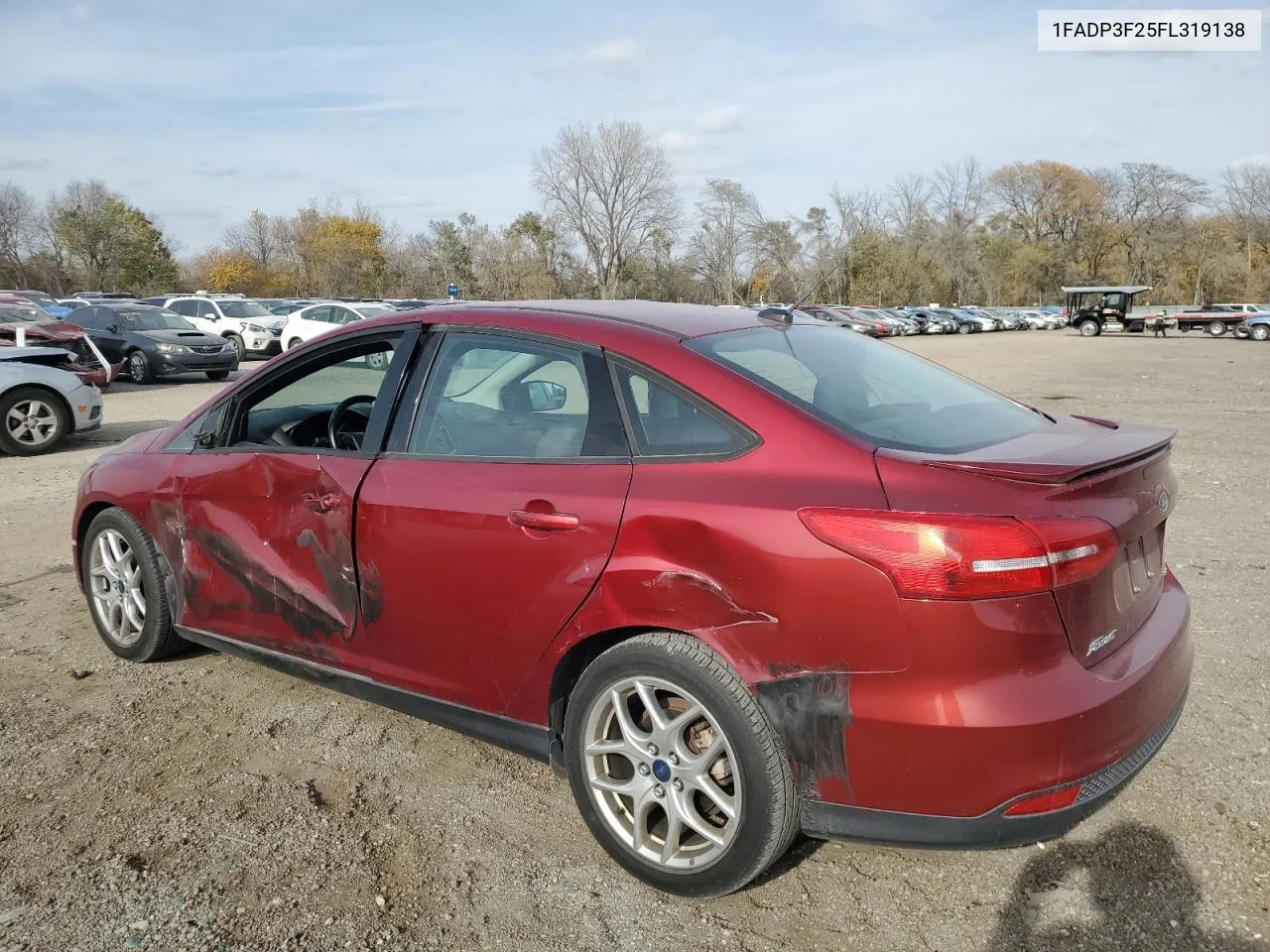 2015 Ford Focus Se VIN: 1FADP3F25FL319138 Lot: 78544254