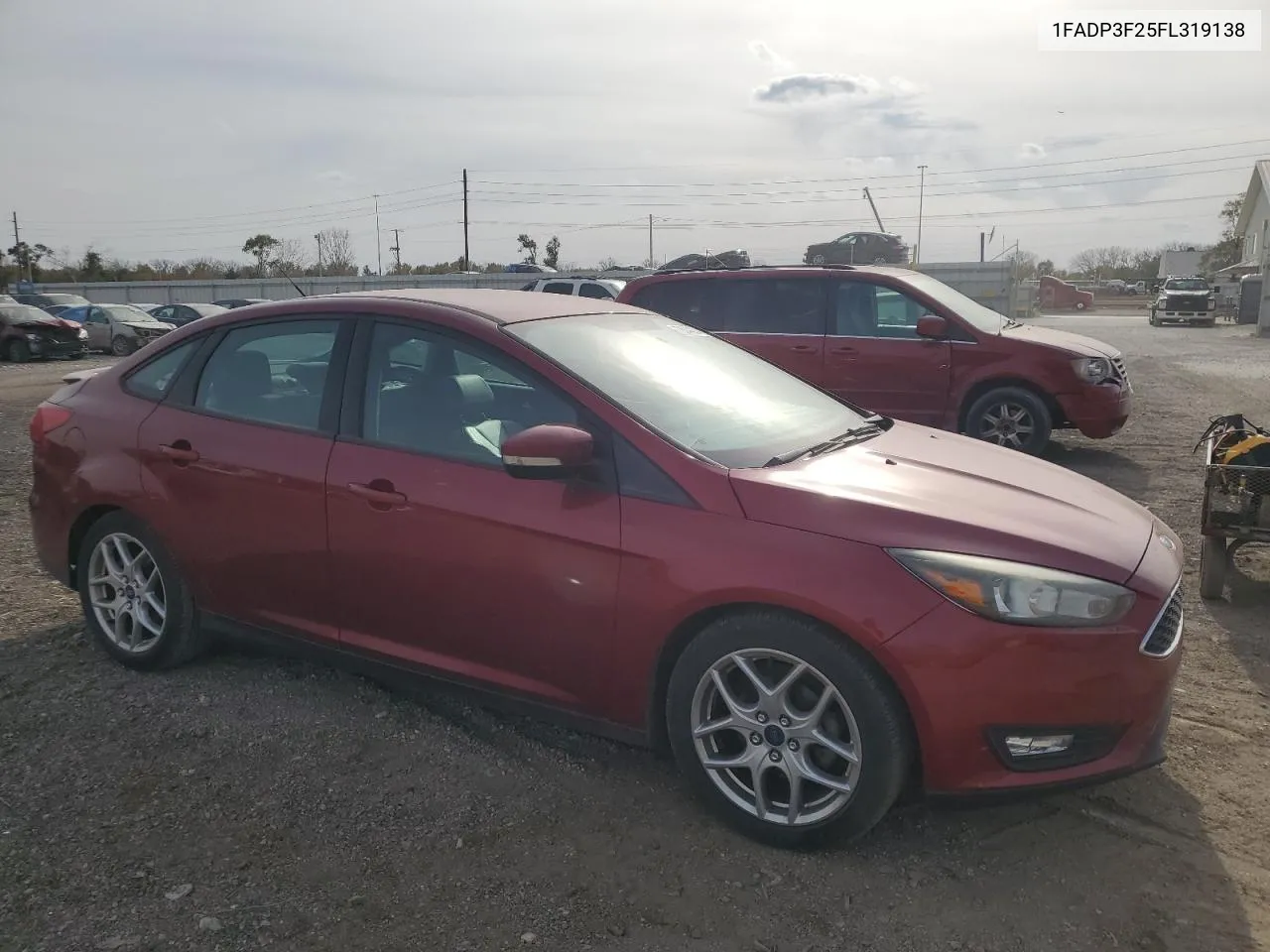 2015 Ford Focus Se VIN: 1FADP3F25FL319138 Lot: 78544254