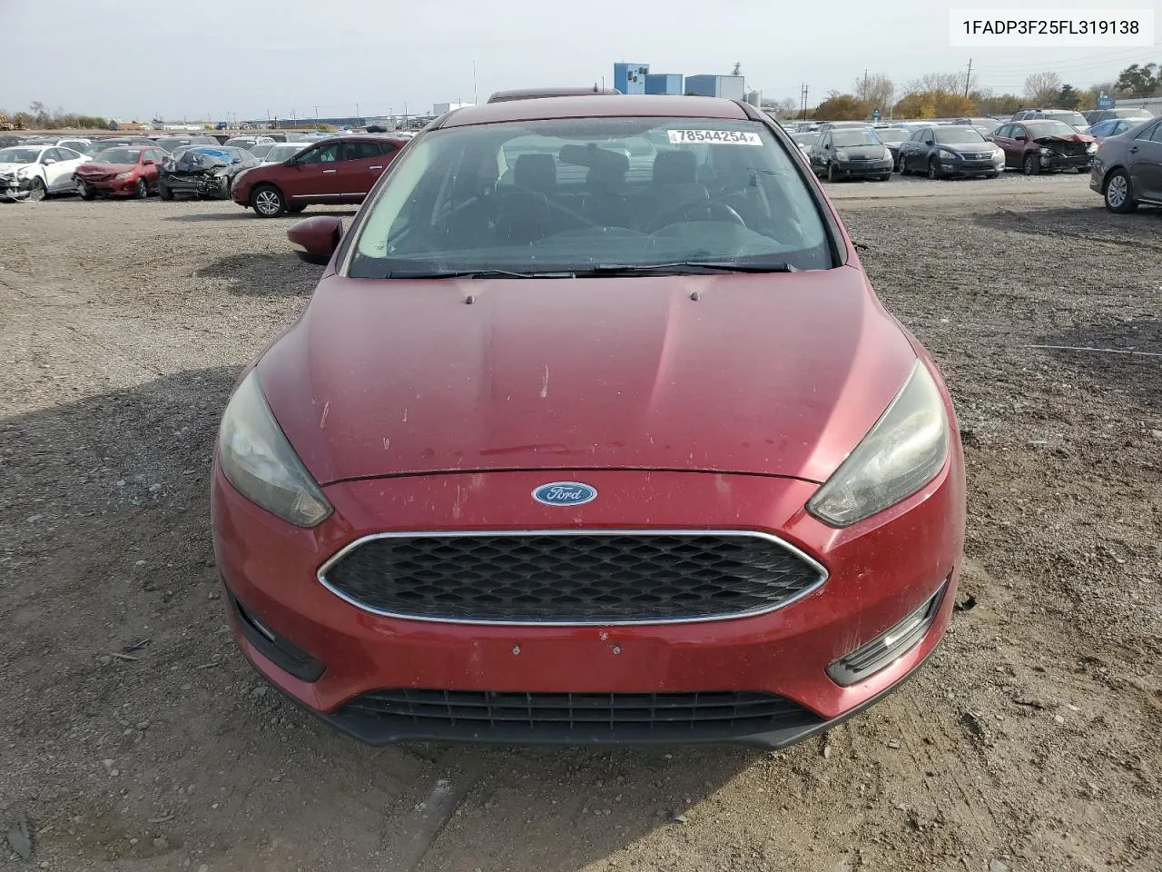 2015 Ford Focus Se VIN: 1FADP3F25FL319138 Lot: 78544254