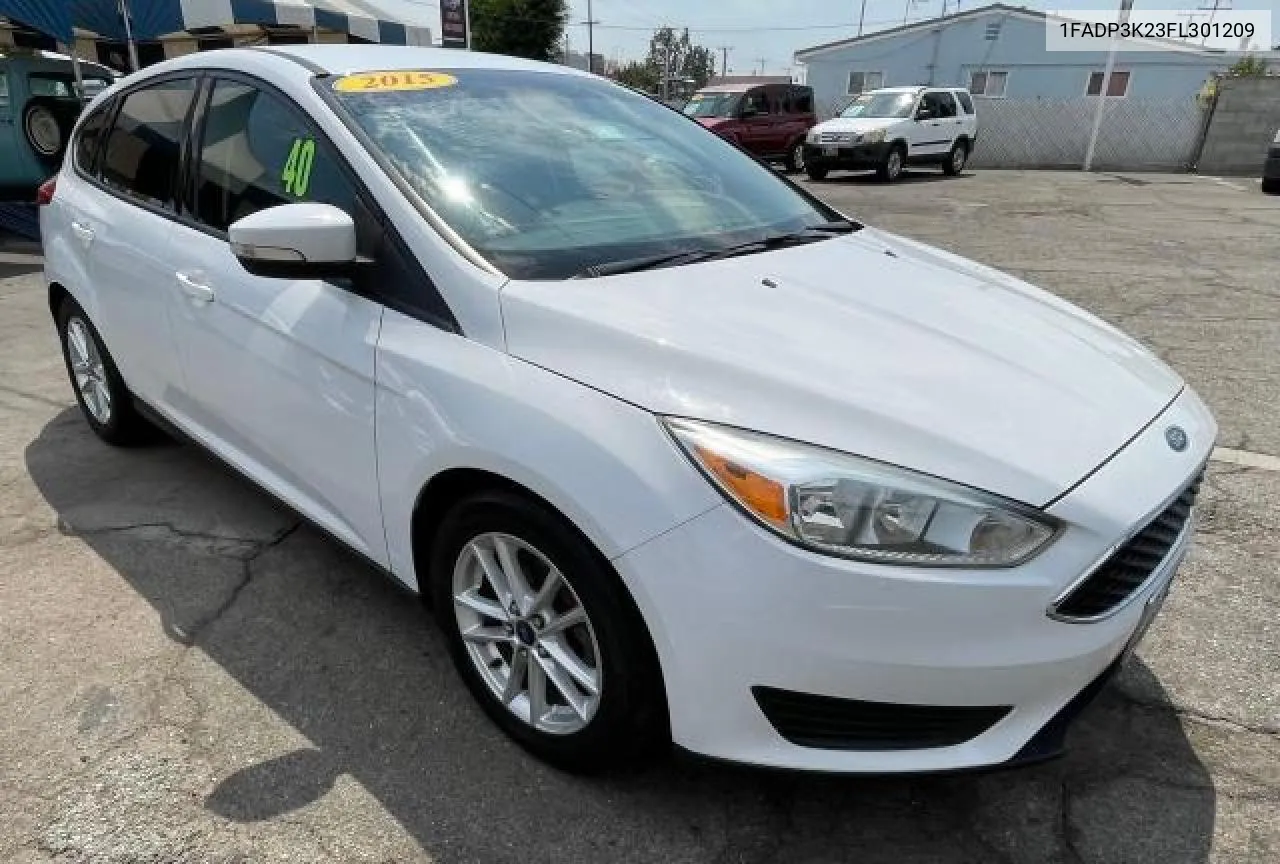 2015 Ford Focus Se VIN: 1FADP3K23FL301209 Lot: 78545524