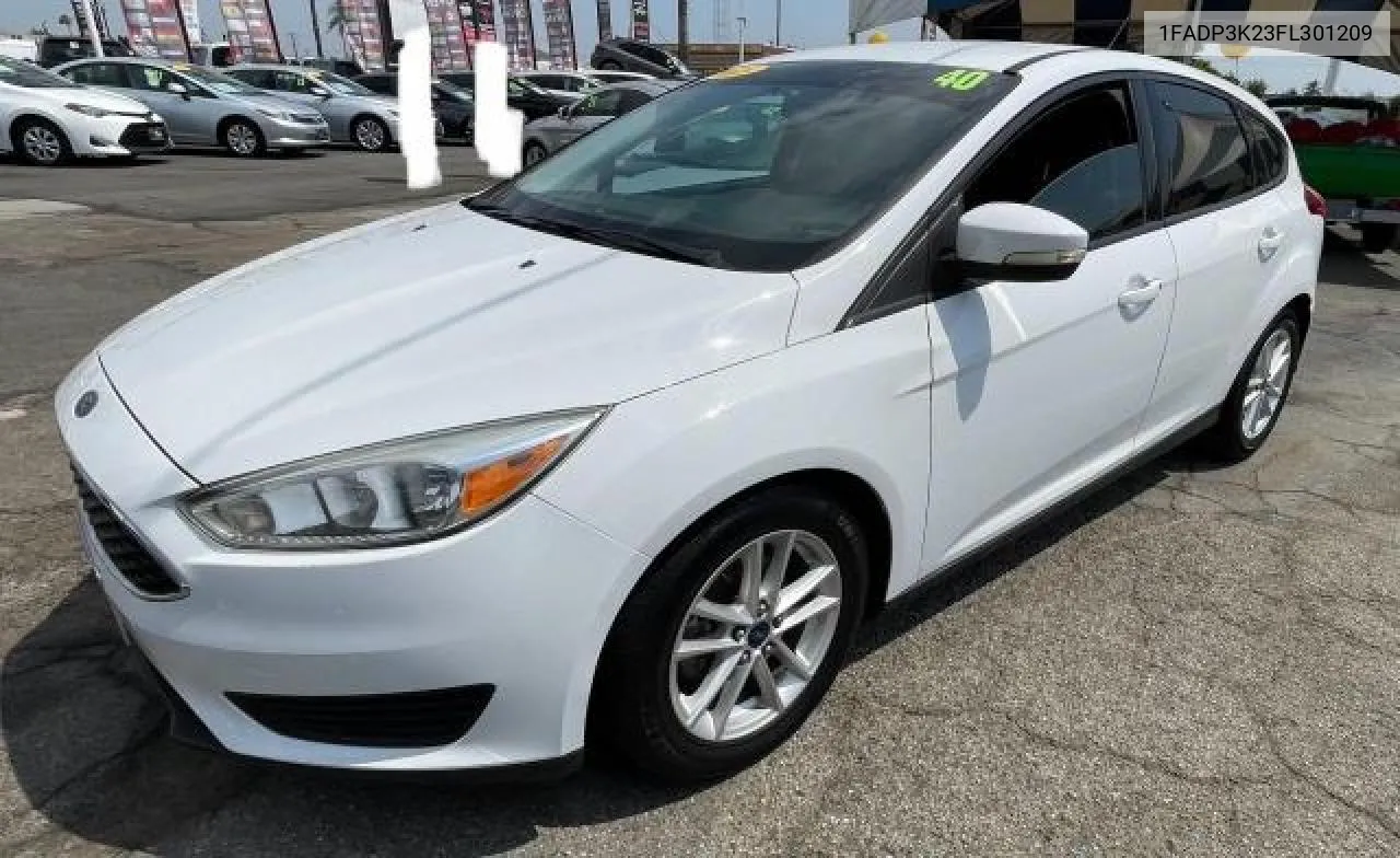 2015 Ford Focus Se VIN: 1FADP3K23FL301209 Lot: 78545524