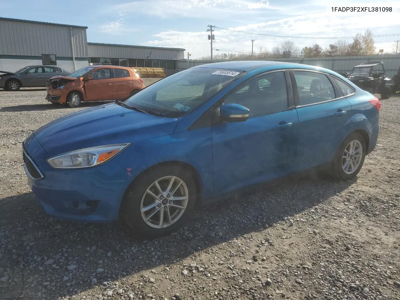 2015 Ford Focus Se VIN: 1FADP3F2XFL381098 Lot: 78665614