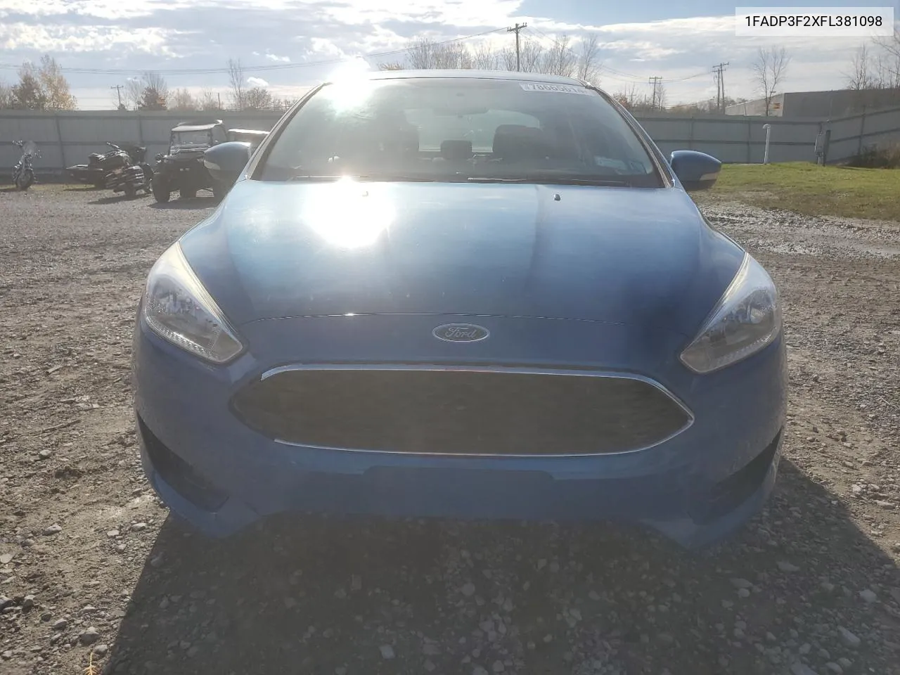 2015 Ford Focus Se VIN: 1FADP3F2XFL381098 Lot: 78665614