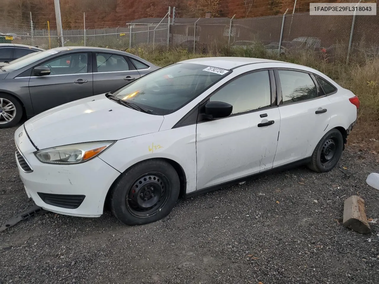 2015 Ford Focus S VIN: 1FADP3E29FL318043 Lot: 78792724