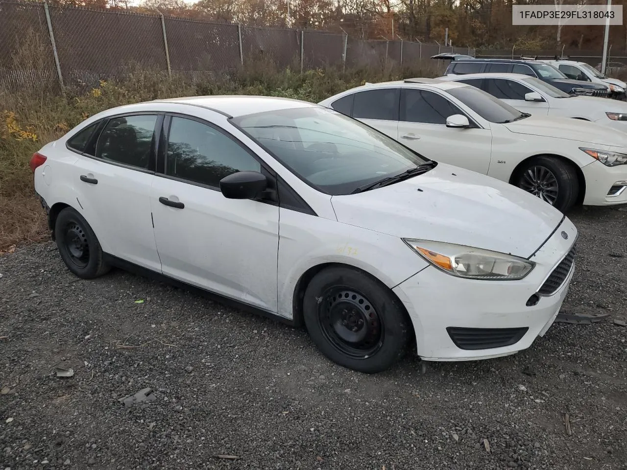 2015 Ford Focus S VIN: 1FADP3E29FL318043 Lot: 78792724