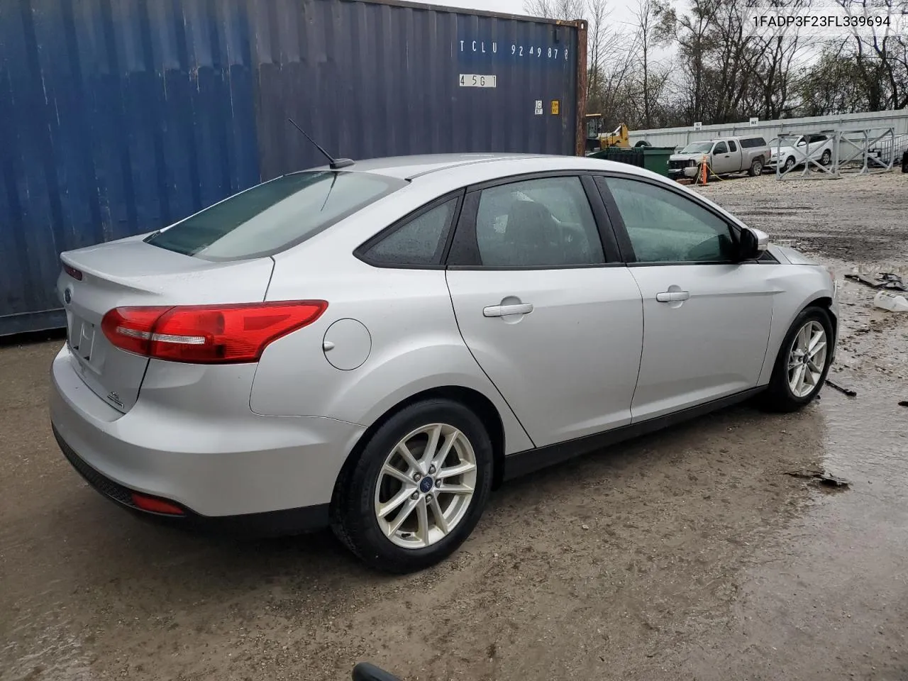 2015 Ford Focus Se VIN: 1FADP3F23FL339694 Lot: 78861074