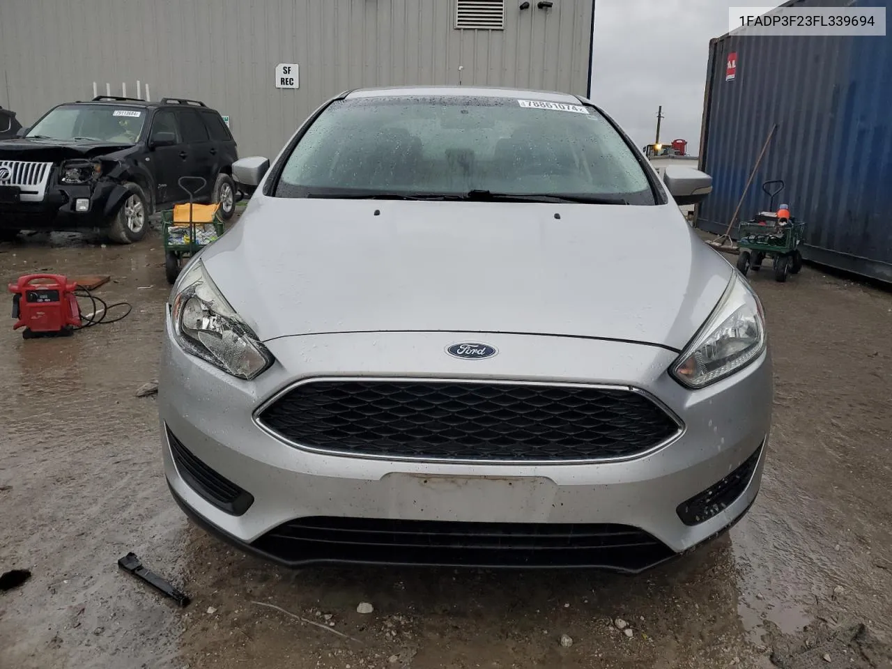 2015 Ford Focus Se VIN: 1FADP3F23FL339694 Lot: 78861074