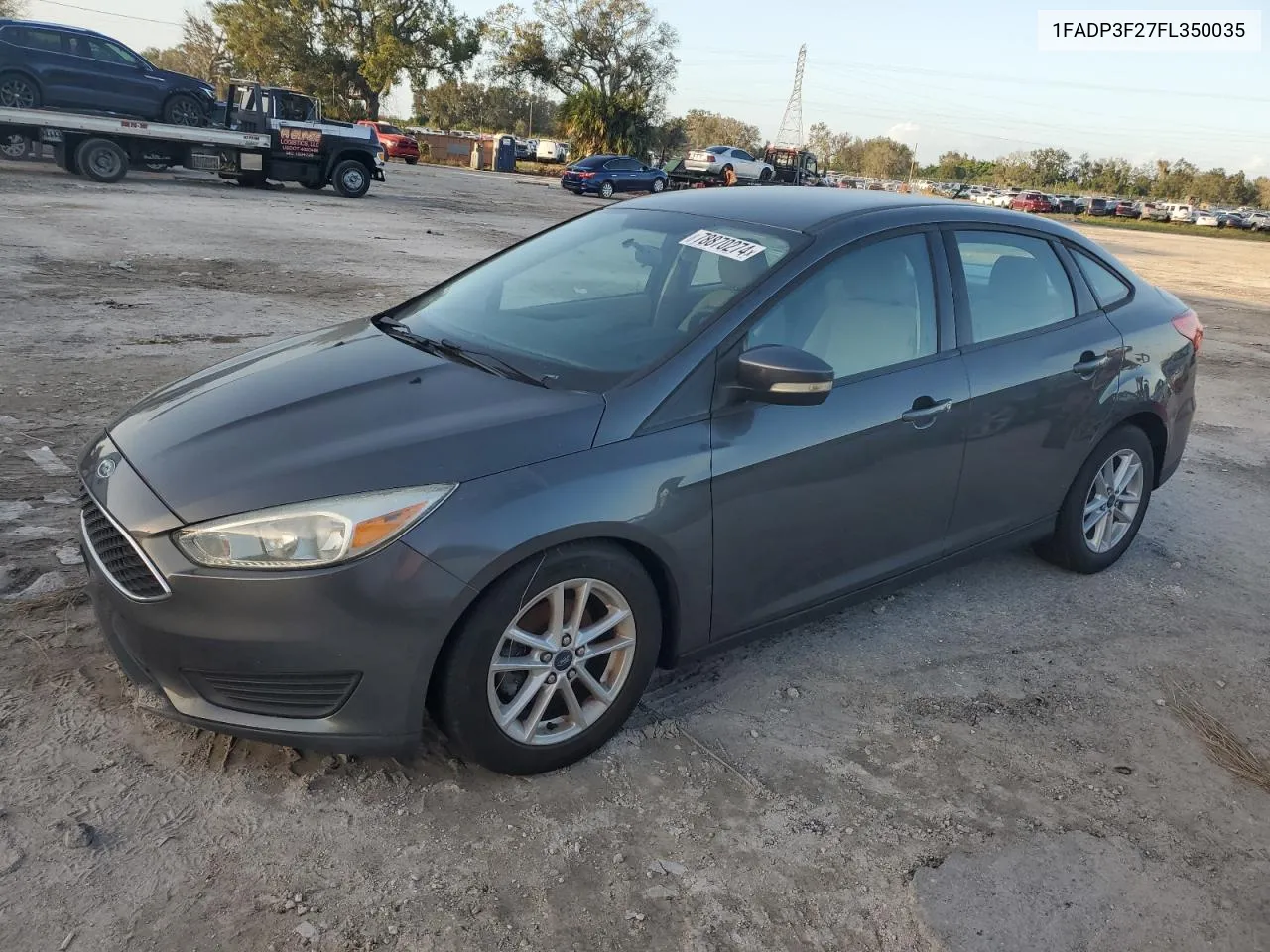 2015 Ford Focus Se VIN: 1FADP3F27FL350035 Lot: 78870274