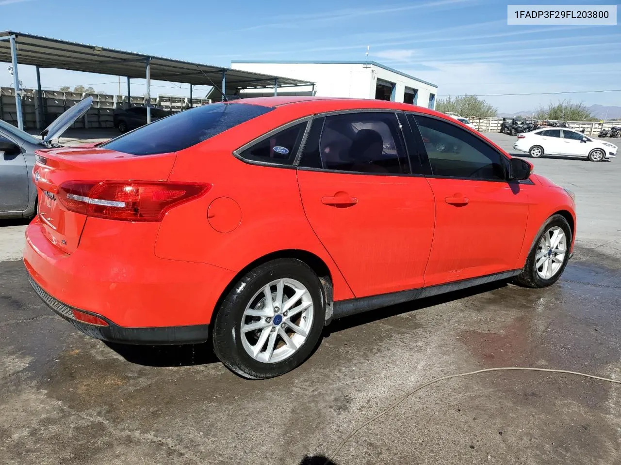 2015 Ford Focus Se VIN: 1FADP3F29FL203800 Lot: 78949084