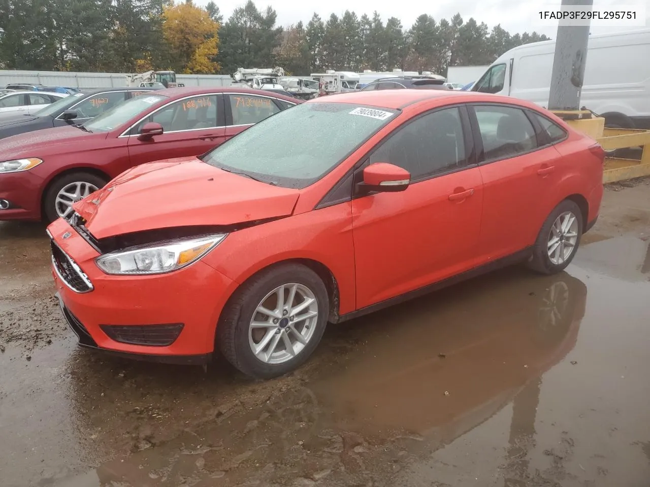 2015 Ford Focus Se VIN: 1FADP3F29FL295751 Lot: 79039804