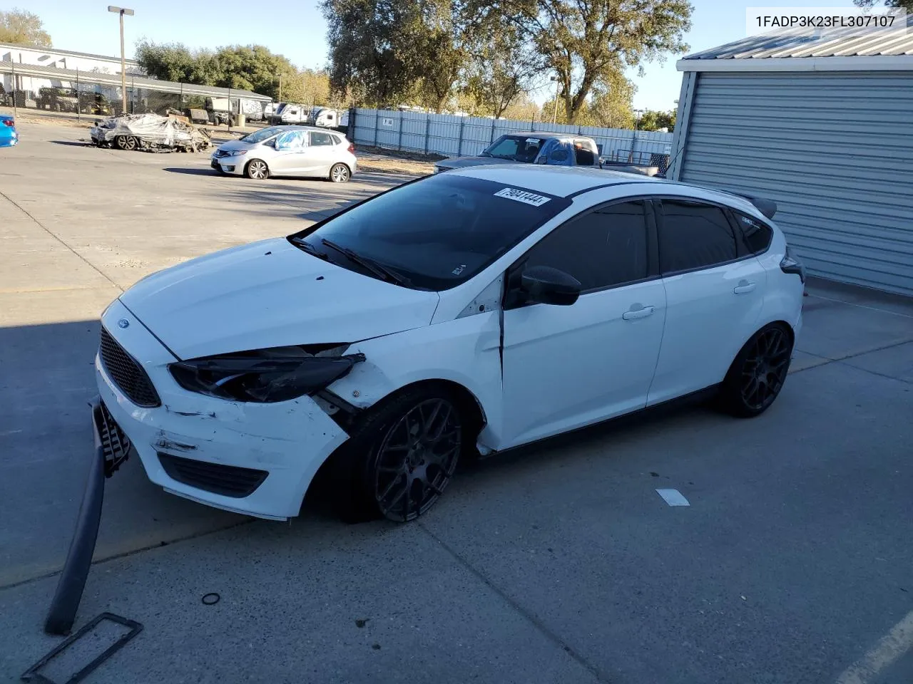 2015 Ford Focus Se VIN: 1FADP3K23FL307107 Lot: 79041444