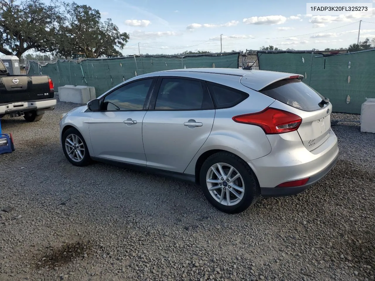 2015 Ford Focus Se VIN: 1FADP3K20FL325273 Lot: 79106524