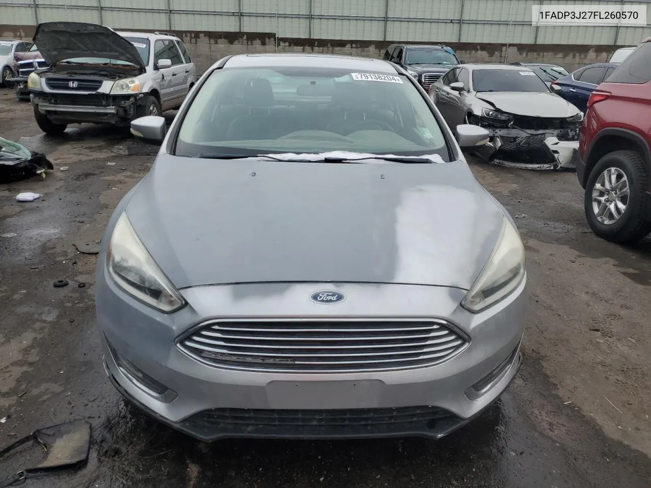 2015 Ford Focus Titanium VIN: 1FADP3J27FL260570 Lot: 79138204