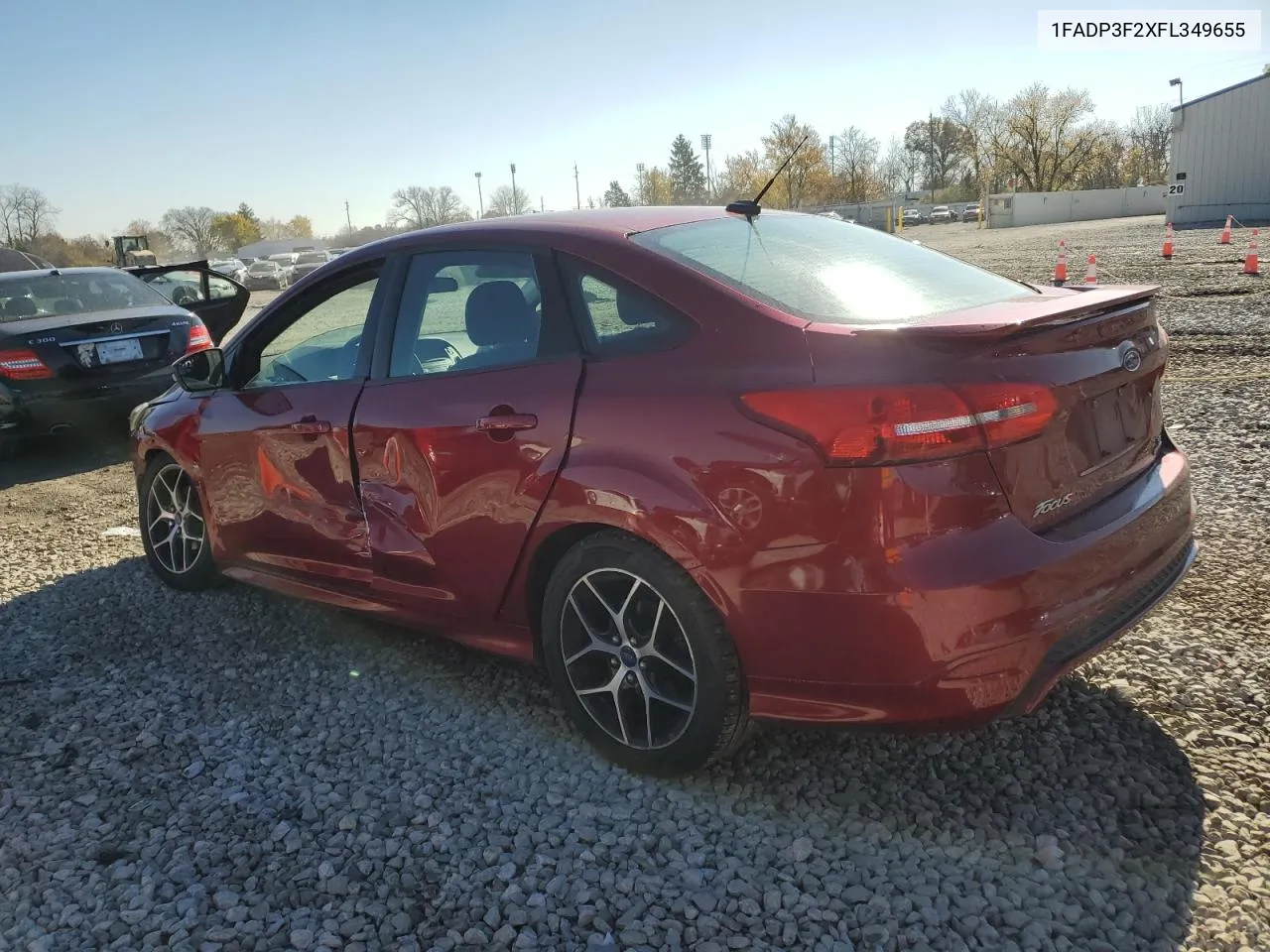 2015 Ford Focus Se VIN: 1FADP3F2XFL349655 Lot: 79173274