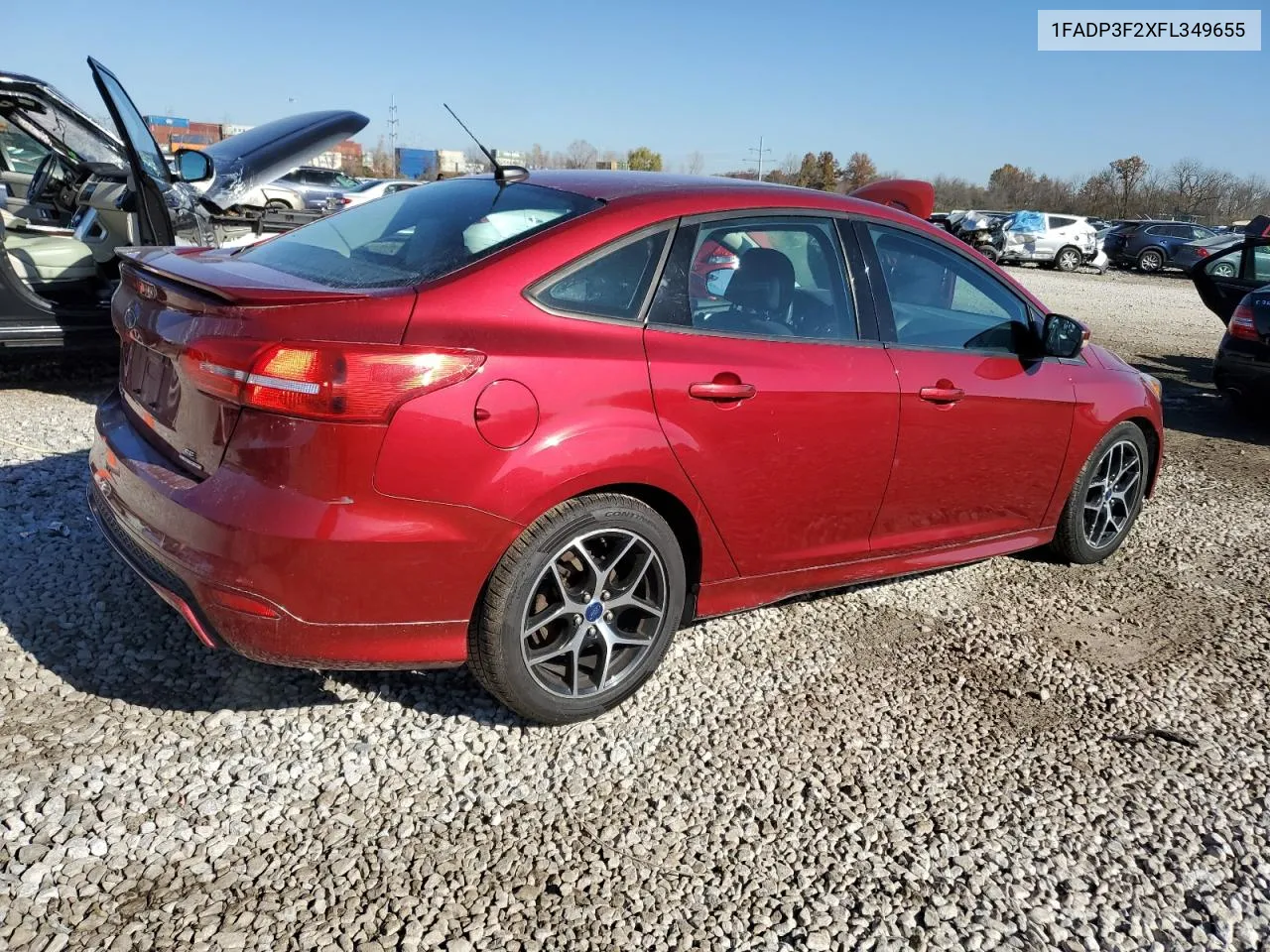 2015 Ford Focus Se VIN: 1FADP3F2XFL349655 Lot: 79173274