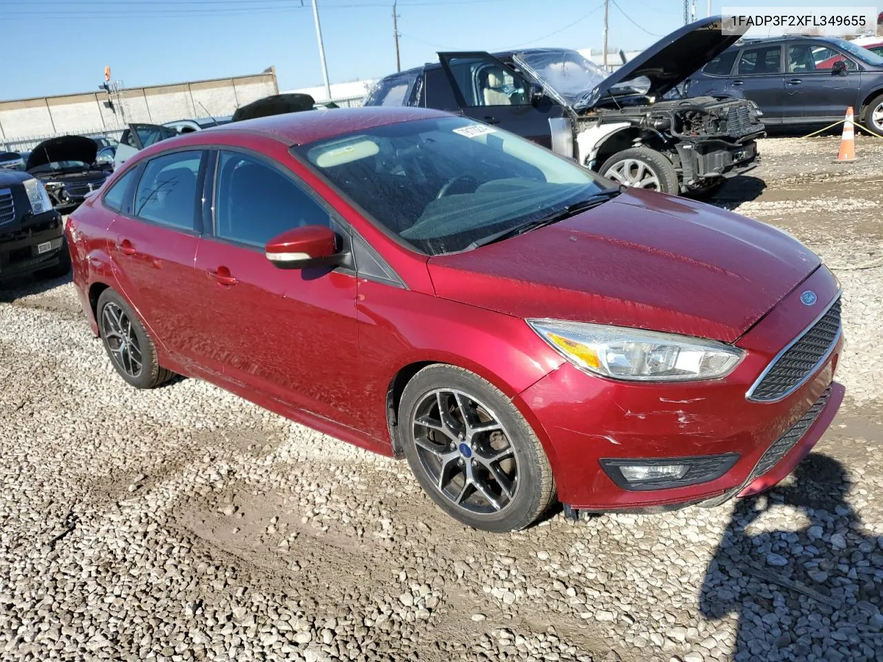 2015 Ford Focus Se VIN: 1FADP3F2XFL349655 Lot: 79173274