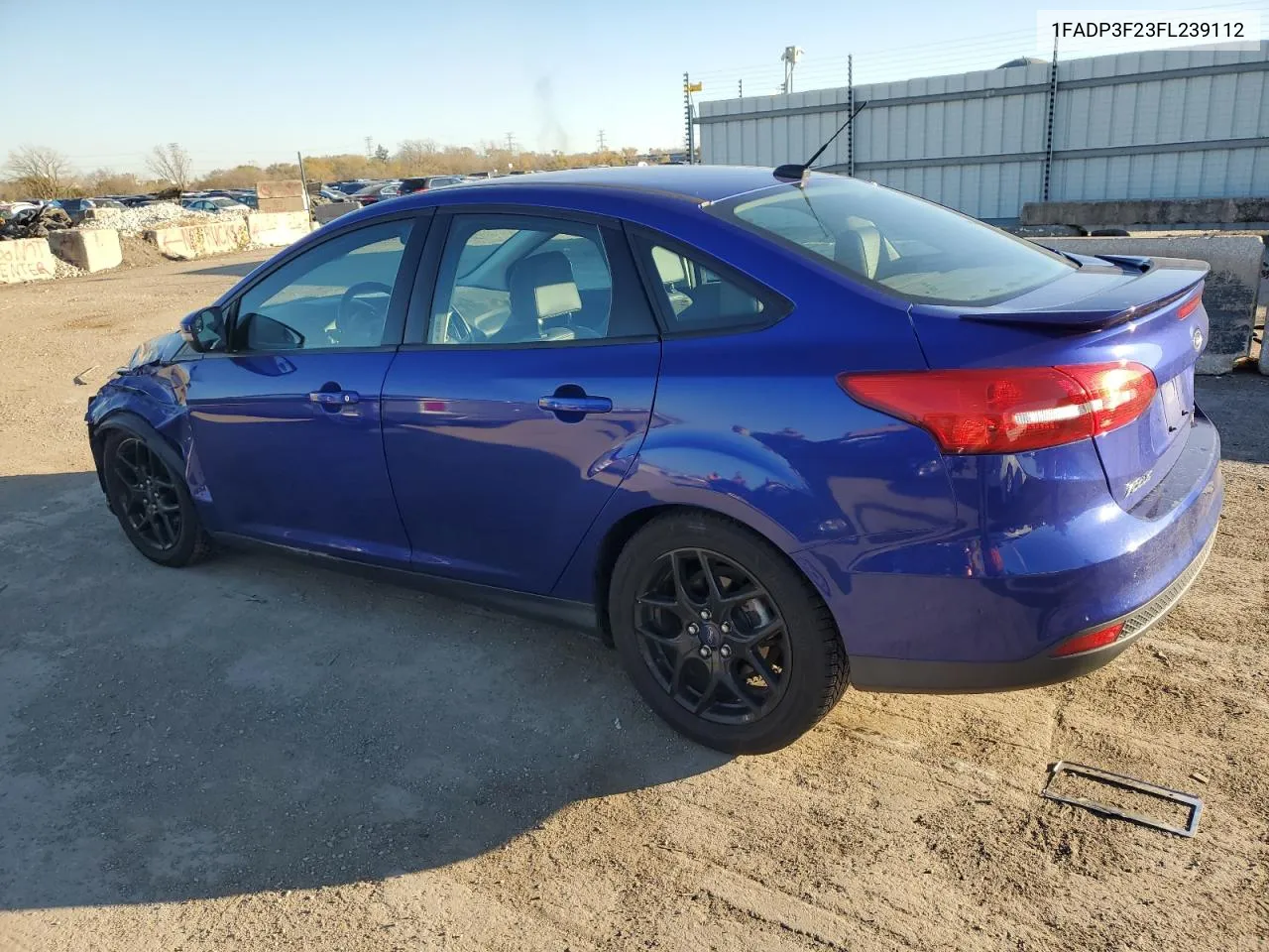 2015 Ford Focus Se VIN: 1FADP3F23FL239112 Lot: 79207634