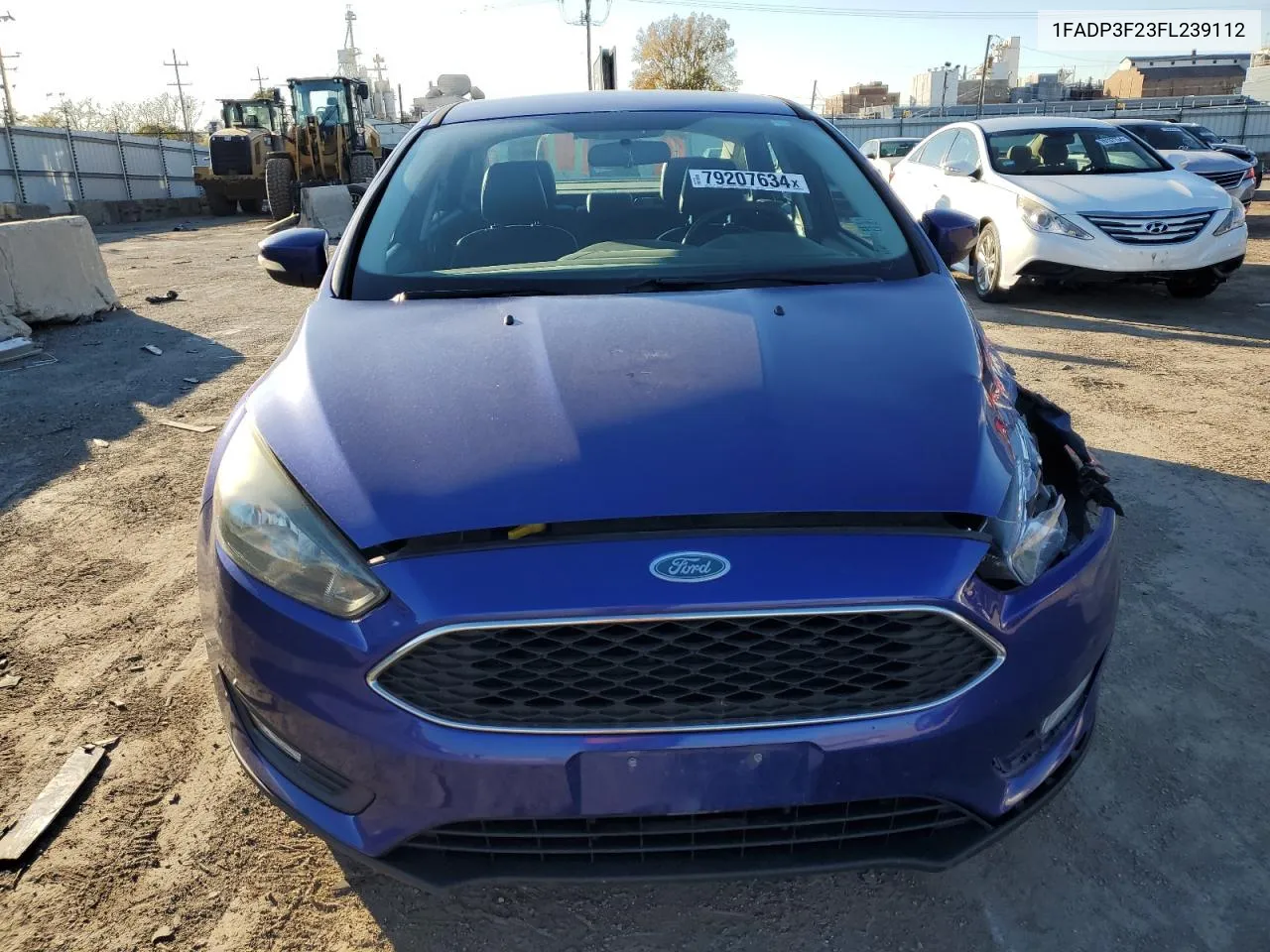 2015 Ford Focus Se VIN: 1FADP3F23FL239112 Lot: 79207634