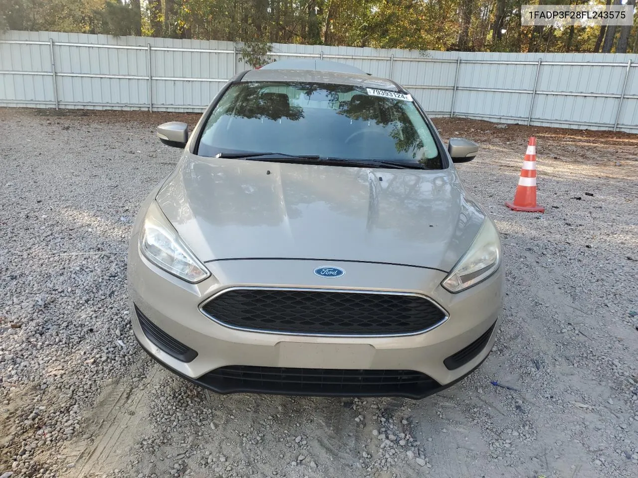 2015 Ford Focus Se VIN: 1FADP3F28FL243575 Lot: 79393124