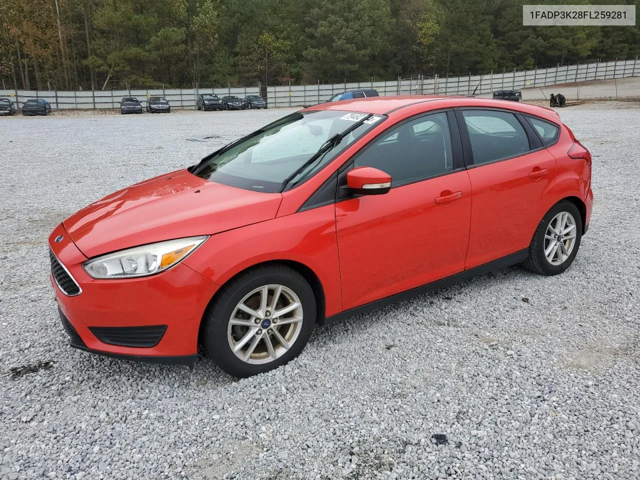 2015 Ford Focus Se VIN: 1FADP3K28FL259281 Lot: 79492164