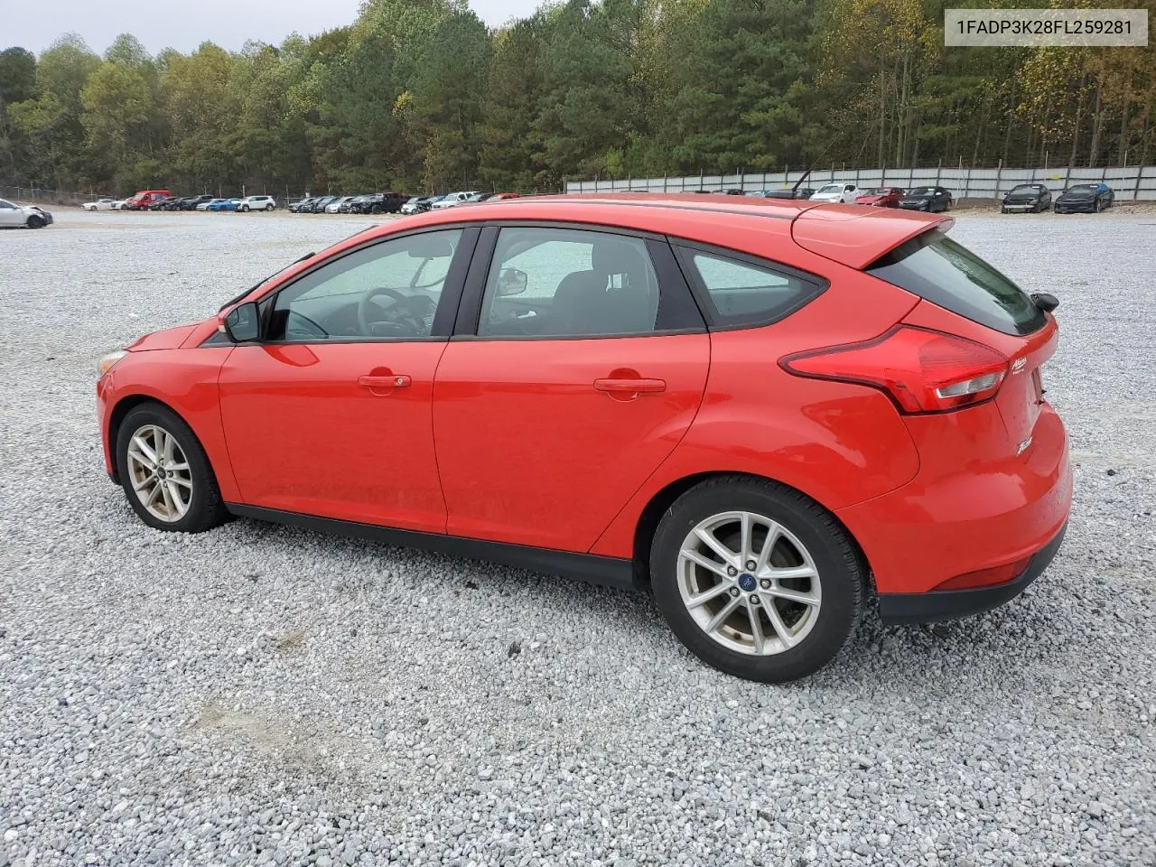 2015 Ford Focus Se VIN: 1FADP3K28FL259281 Lot: 79492164