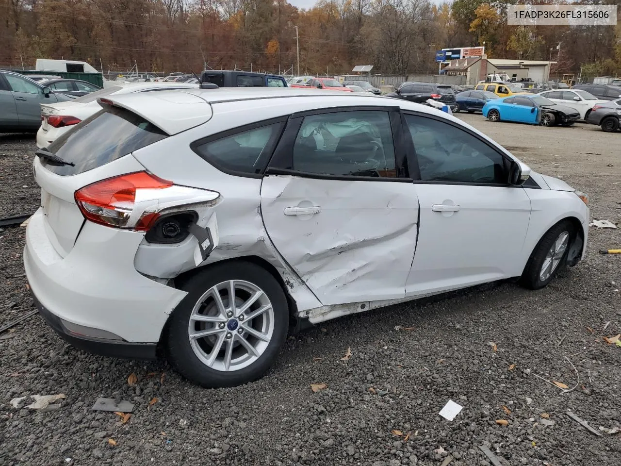 2015 Ford Focus Se VIN: 1FADP3K26FL315606 Lot: 79715474