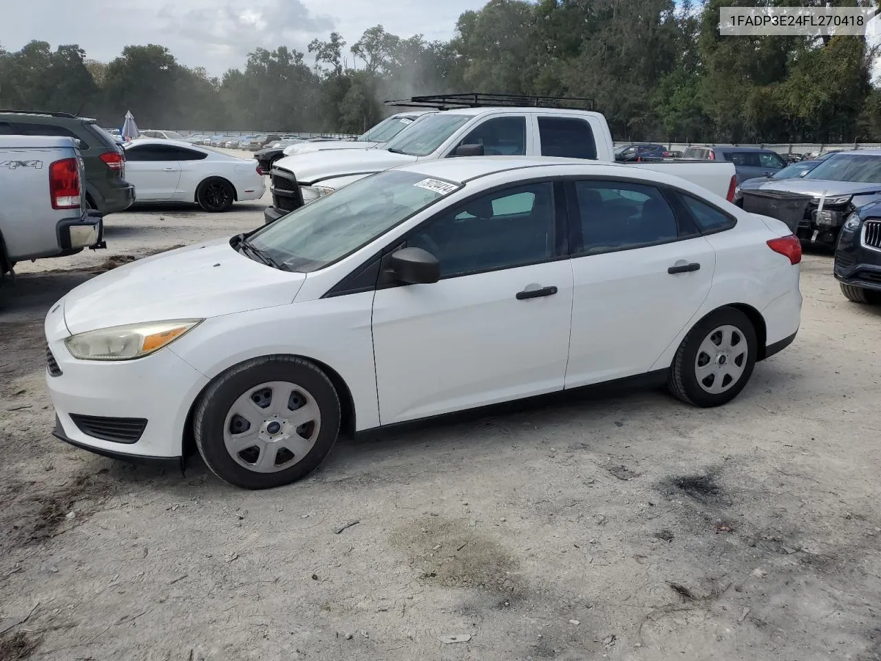 2015 Ford Focus S VIN: 1FADP3E24FL270418 Lot: 79724414