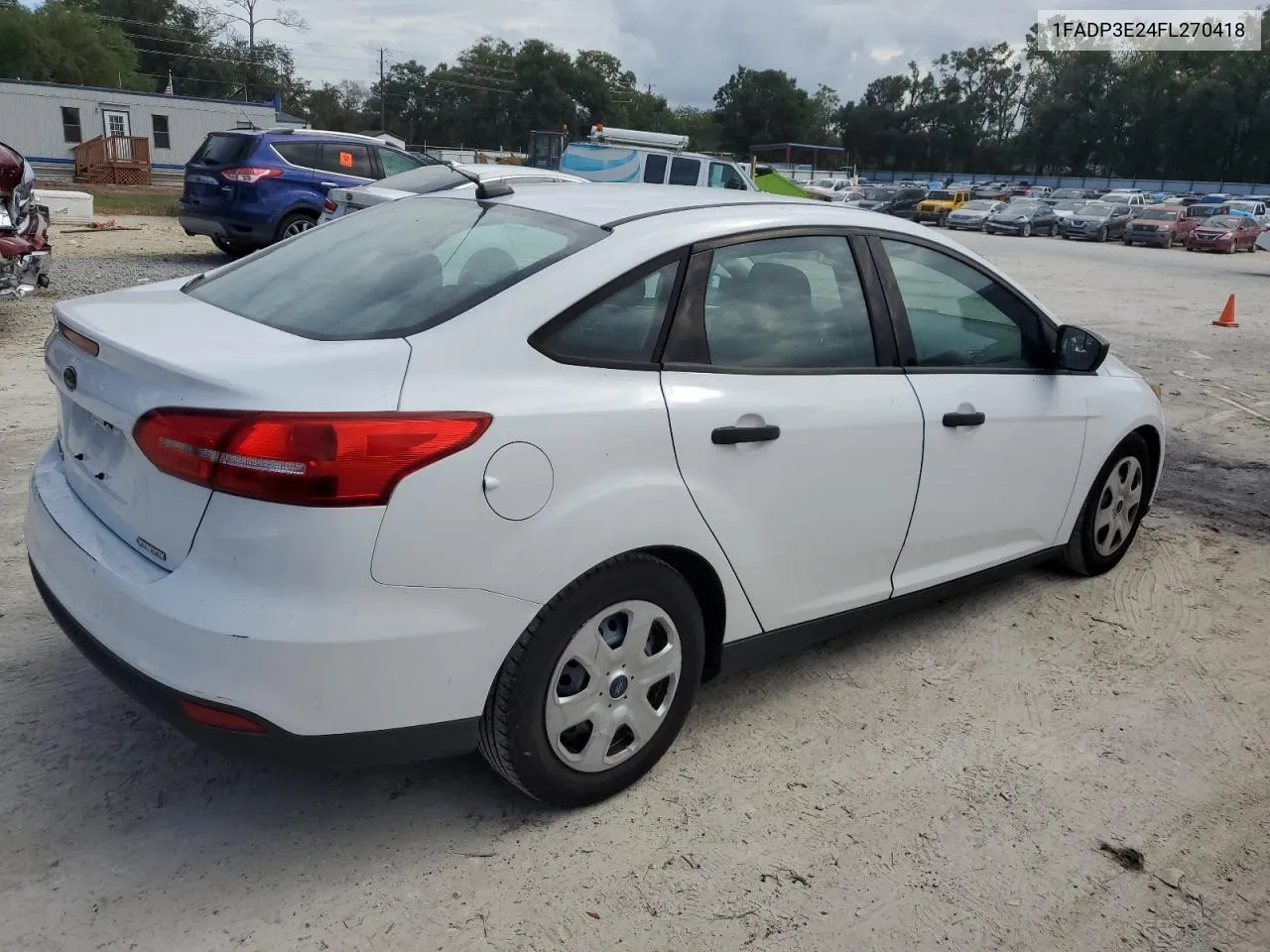 2015 Ford Focus S VIN: 1FADP3E24FL270418 Lot: 79724414