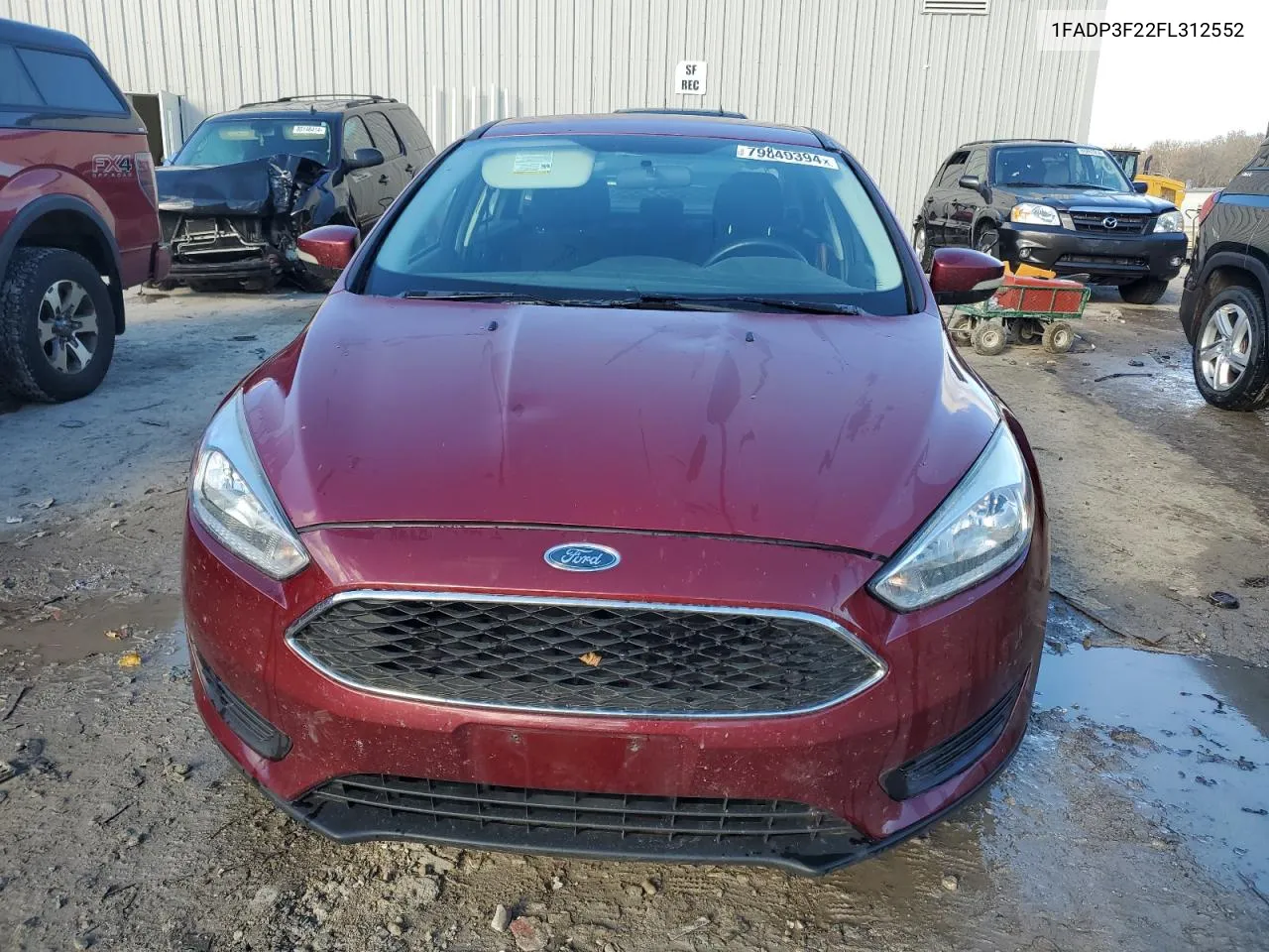 2015 Ford Focus Se VIN: 1FADP3F22FL312552 Lot: 79849394