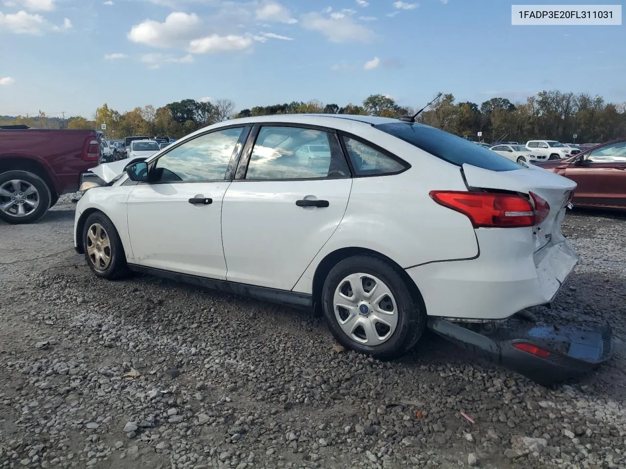 2015 Ford Focus S VIN: 1FADP3E20FL311031 Lot: 79869054