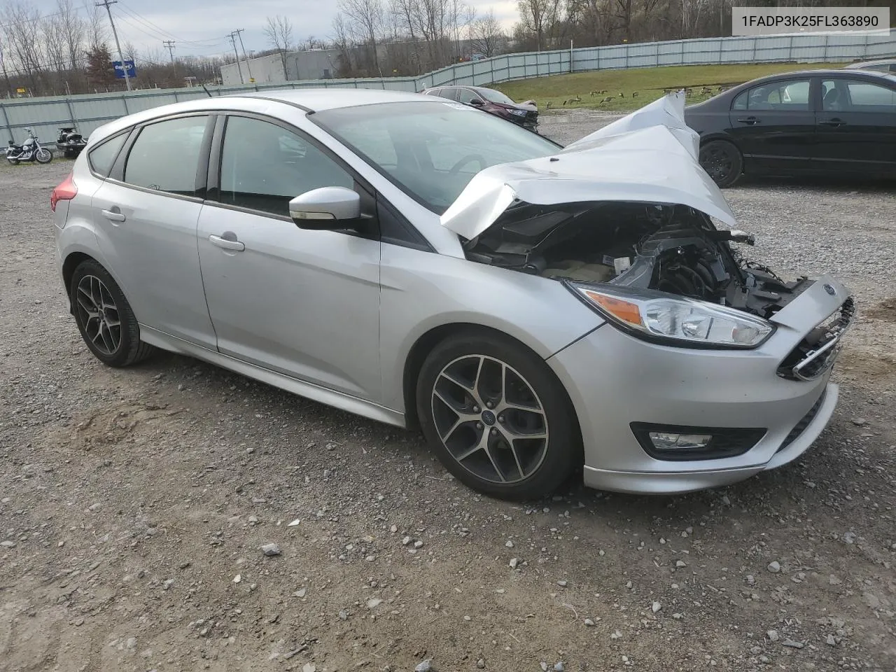 2015 Ford Focus Se VIN: 1FADP3K25FL363890 Lot: 80196214