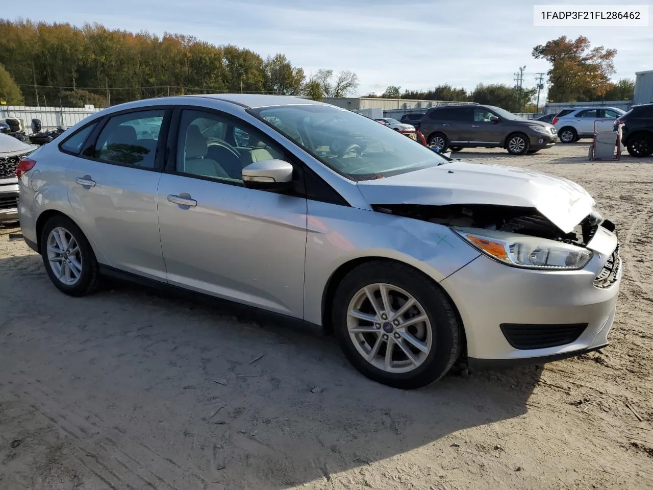 2015 Ford Focus Se VIN: 1FADP3F21FL286462 Lot: 80321324