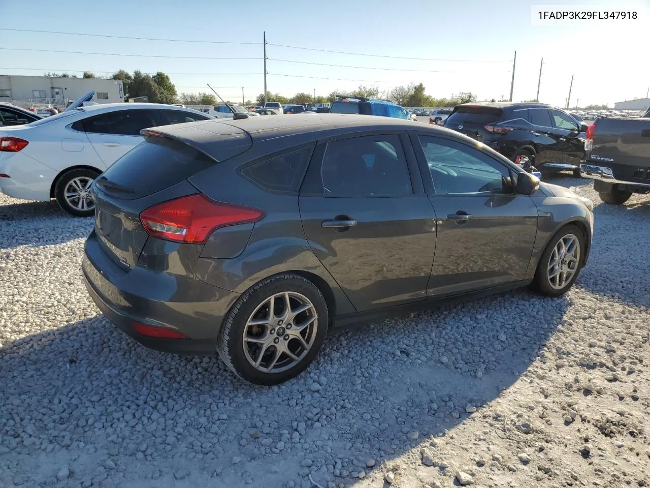 2015 Ford Focus Se VIN: 1FADP3K29FL347918 Lot: 80651454